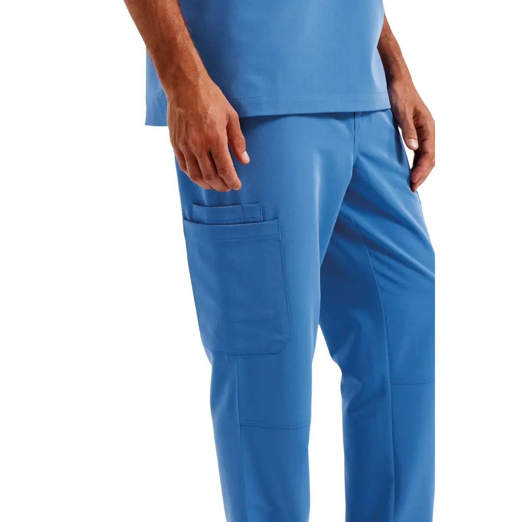 mens-scrubs-relentless-stretch-cargo-pants-ceil-blue-pockets-NN500.webp