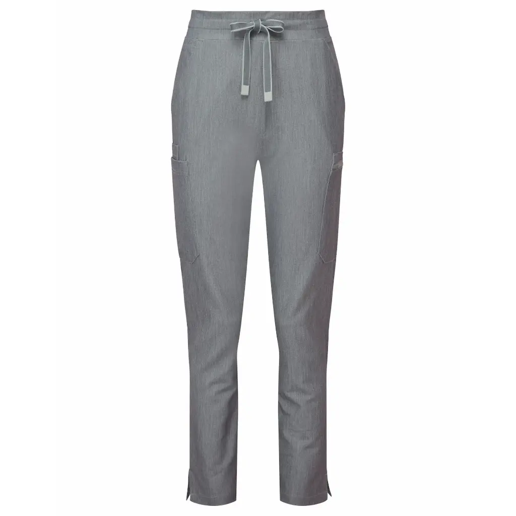 womens-scrubs-relentless-stretch-cargo-pants-dynamo-grey-front-NN600.webp