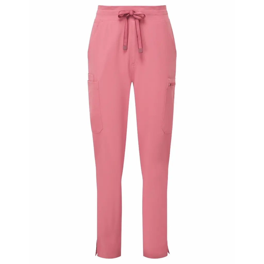 womens-scrubs-relentless-stretch-cargo-pants-calm-pink-front-NN600.webp