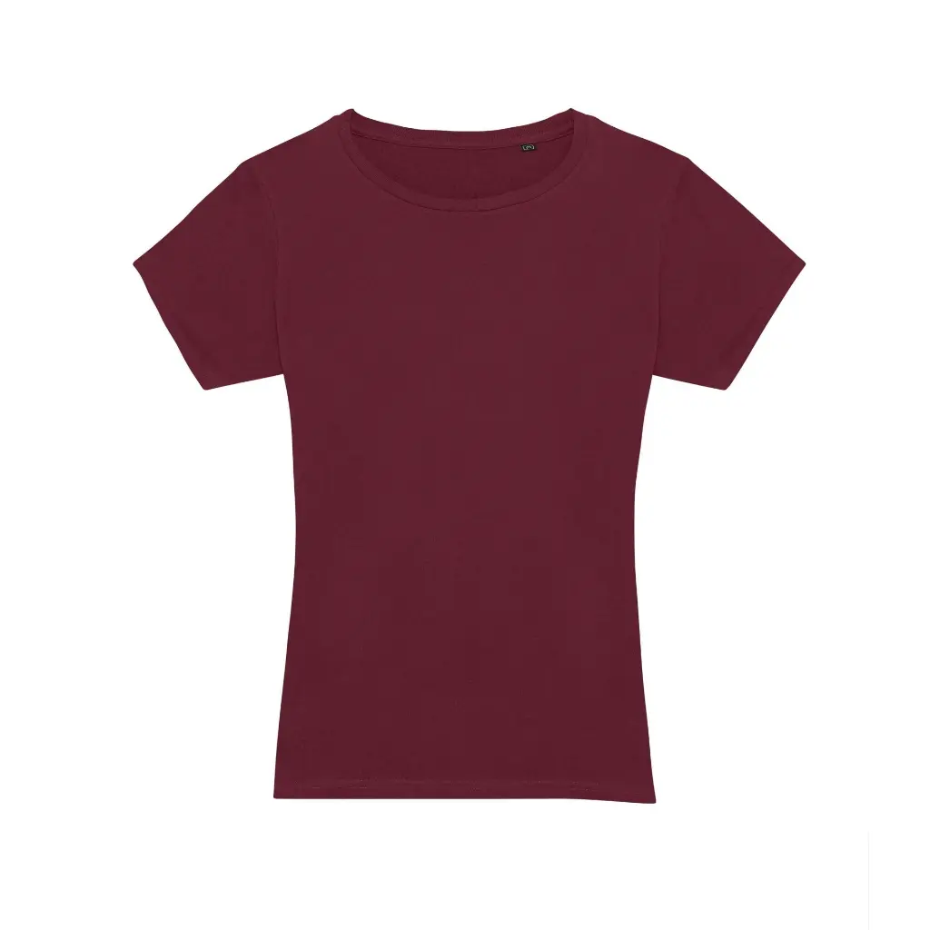 womens-everyday-cotton-tshirt-burgundy-front-jt100f.webp