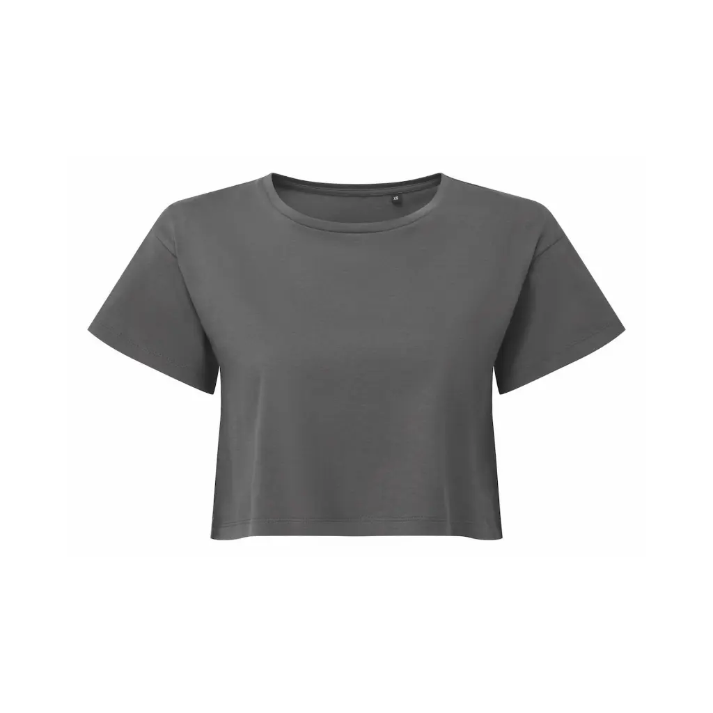 womens-cropped-tshirt-charcoal-front-TR019.webp