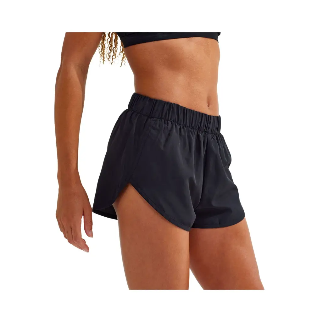 womens-performance-shorts-black-lifestyle-front-TR049.webp