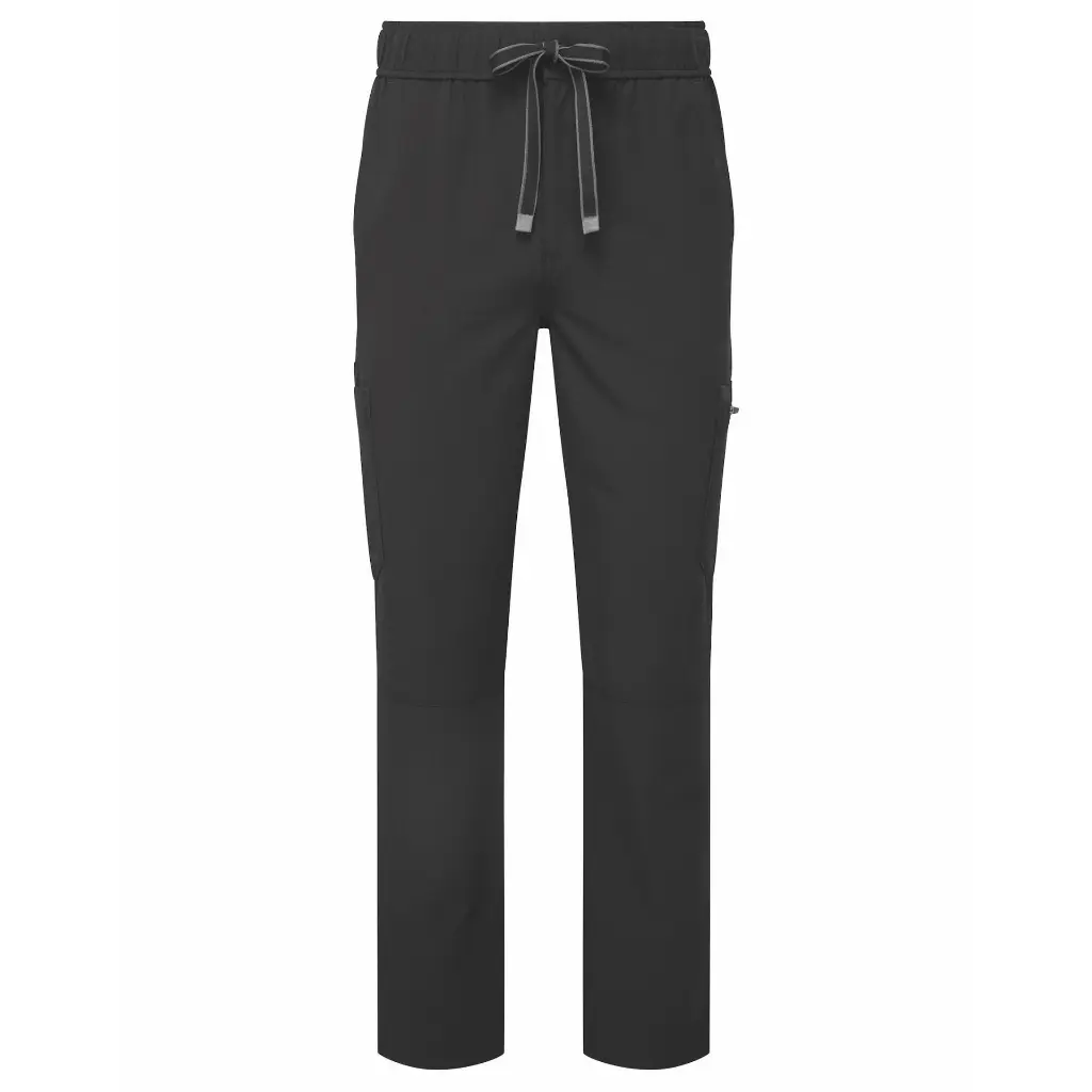 mens-scrubs-relentless-stretch-cargo-pants-black-front-NN500.webp