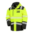 Hi-Vis Softshell Safety Coat