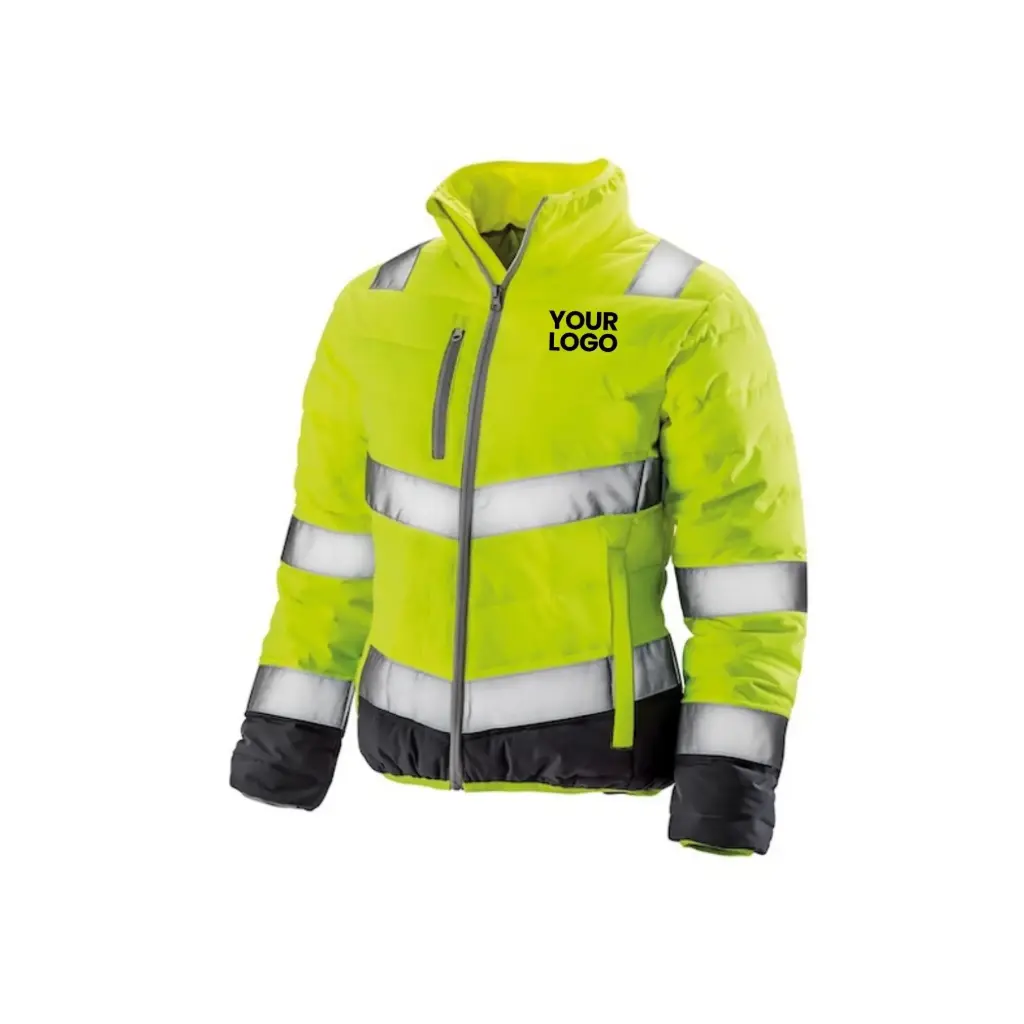 Hi-Vis Women's Padded Safety Jacket