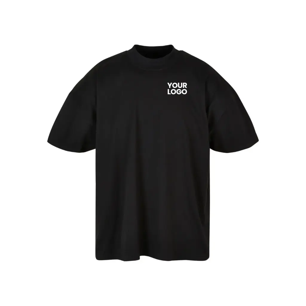 Oversized Mock Neck Tee