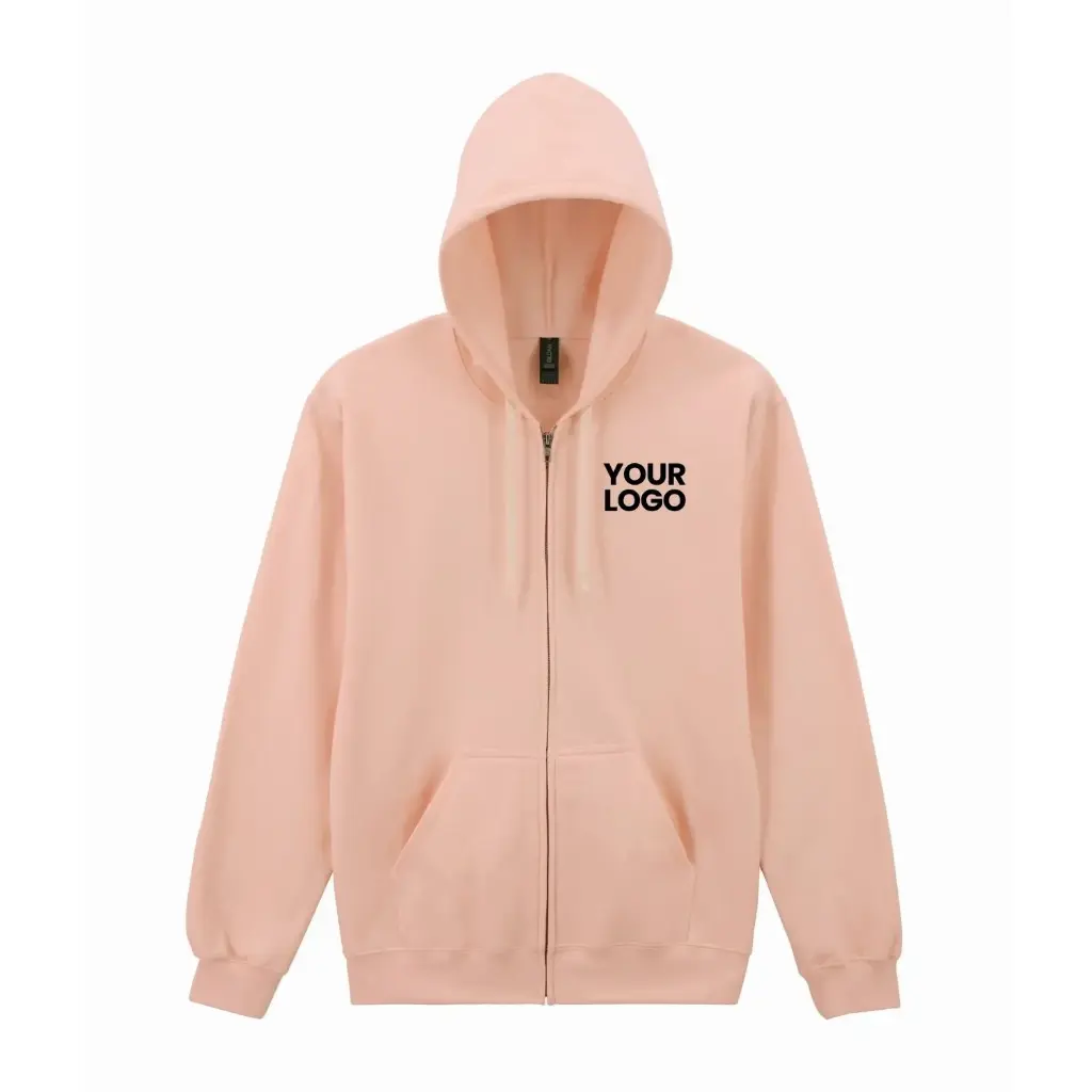 Softstyle™ Midweight Fleece Adult Full-Zip Hooded Sweatshirt