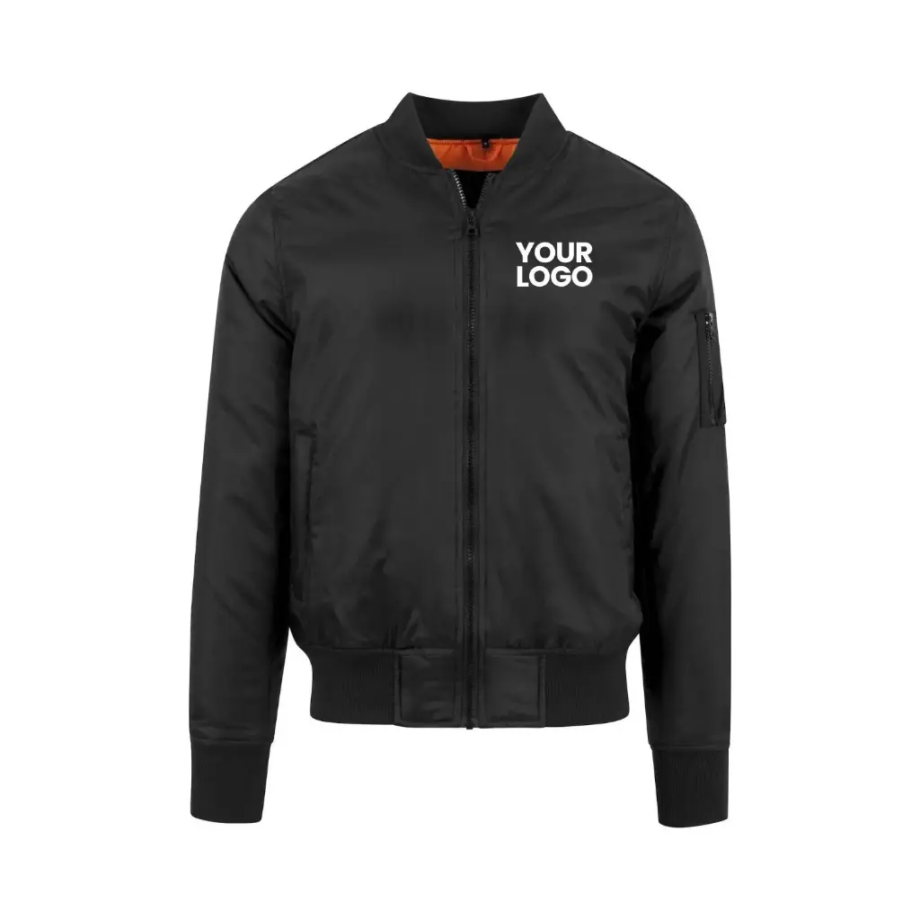 [BY030] Bomber Jacket (Black, XS)