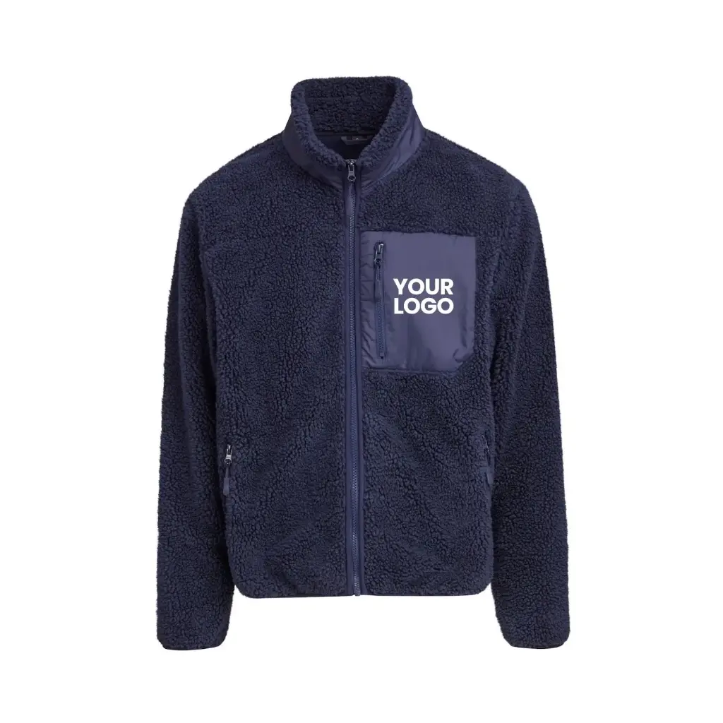 [BY406] Bonded Sherpa Jacket (Black, XS)