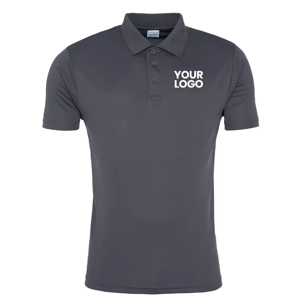 [JC021] Cool Smooth Polo (Charcoal, XS)