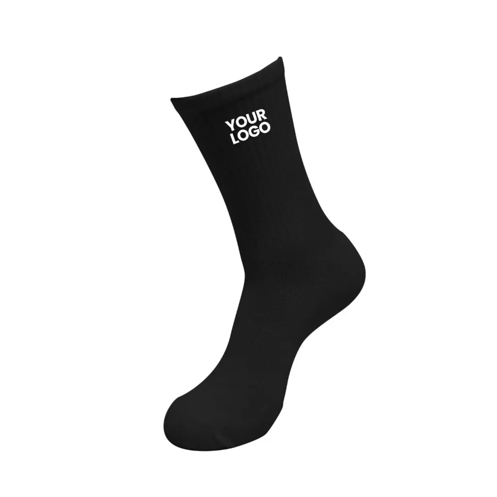 [BY201] Crew Socks (Black, Socks 35/38)