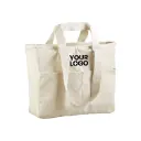 Double-Handle Cargo Pocket Tote