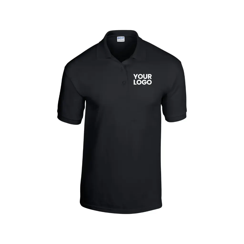[GD040] Dryblend® Jersey Knit Polo (Black, S)