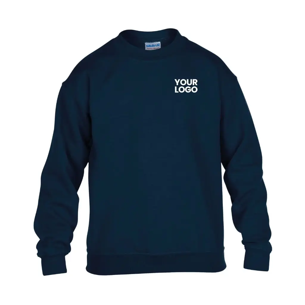 [GD56B] Heavy Blend™ Youth Crew Neck Sweatshirt (Black, XS)