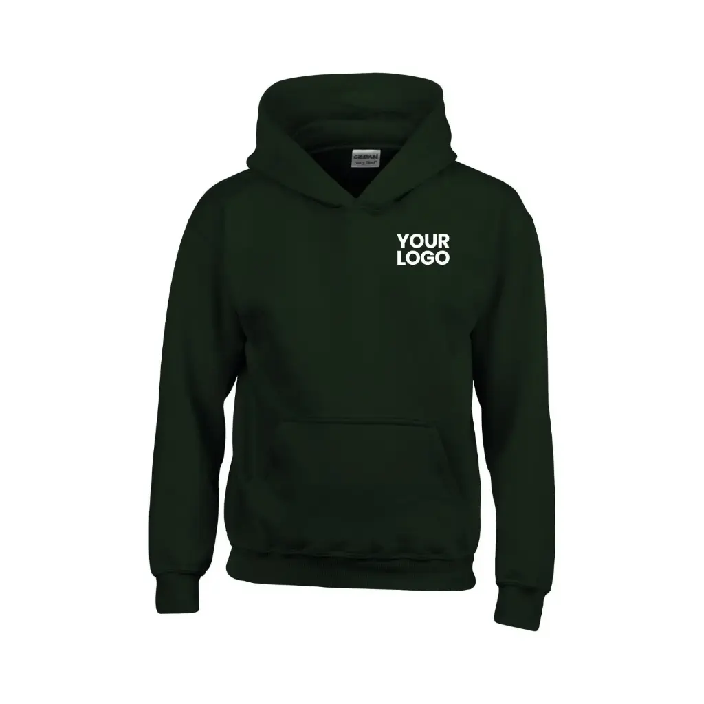 [GD57B] Heavy Blend™ Youth Hooded Sweatshirt (Black, XS)