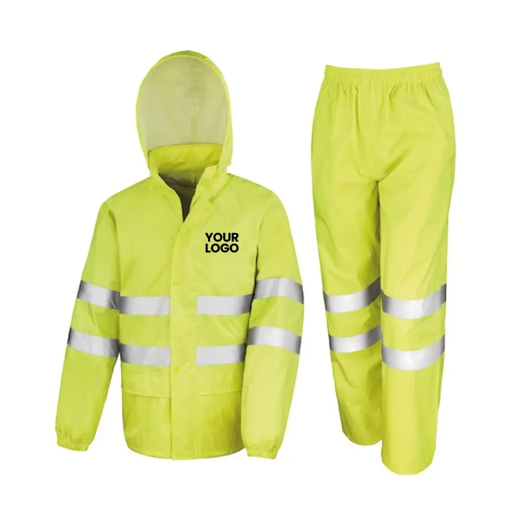 [R216X] High-Viz Waterproof Suit (XS)