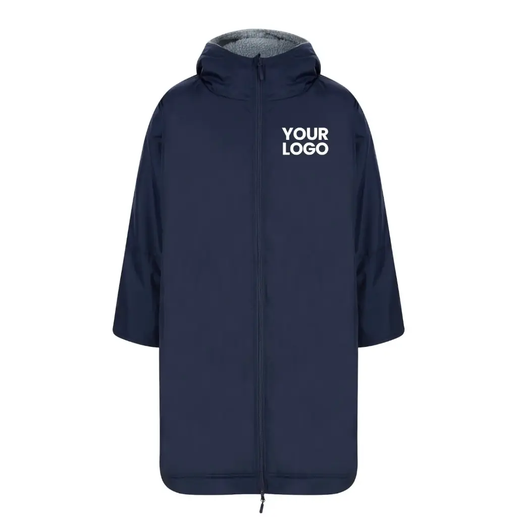 [LV691] Kids All-Weather Robe (Black, 5/8 Years)
