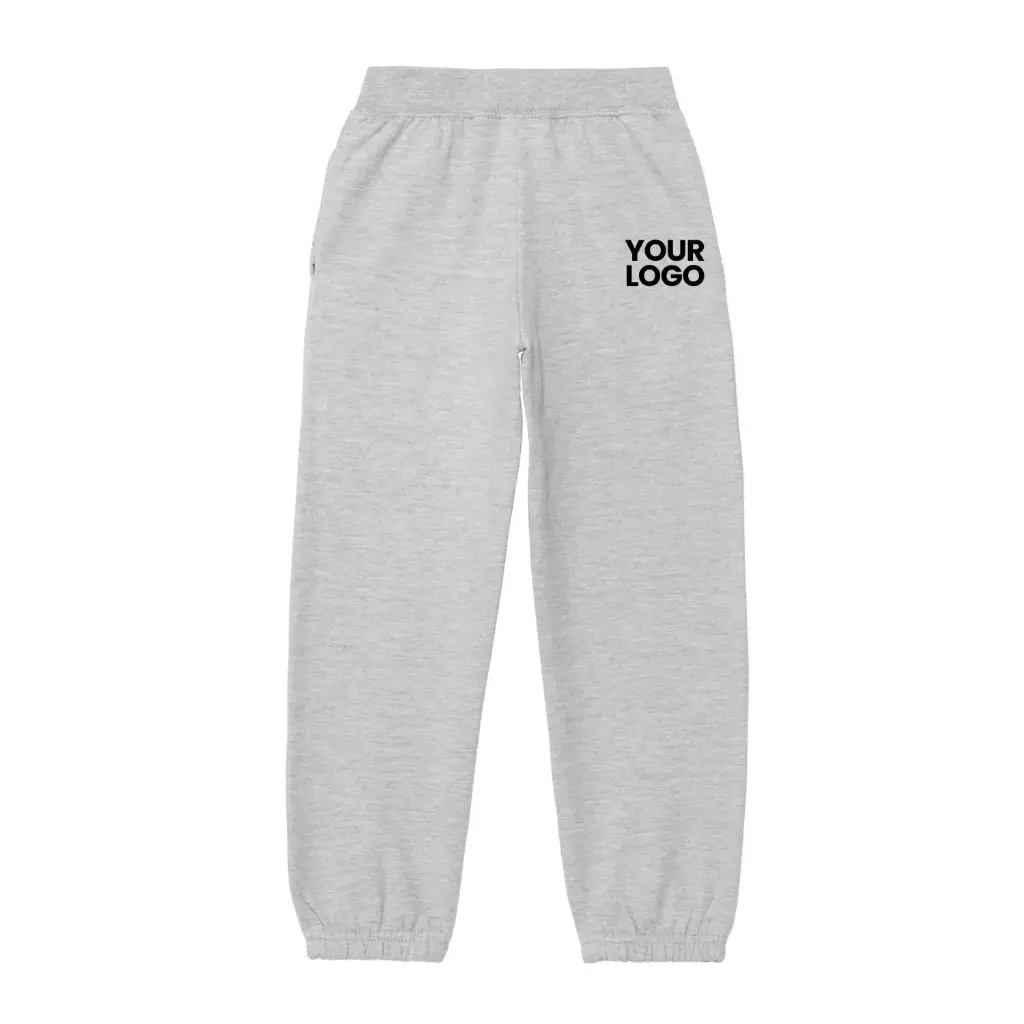 [JH72J] Kids Cuffed Sweatpants (Heather Grey, 5/6)