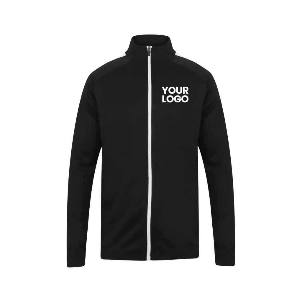Knitted Tracksuit Top (Black, XS)