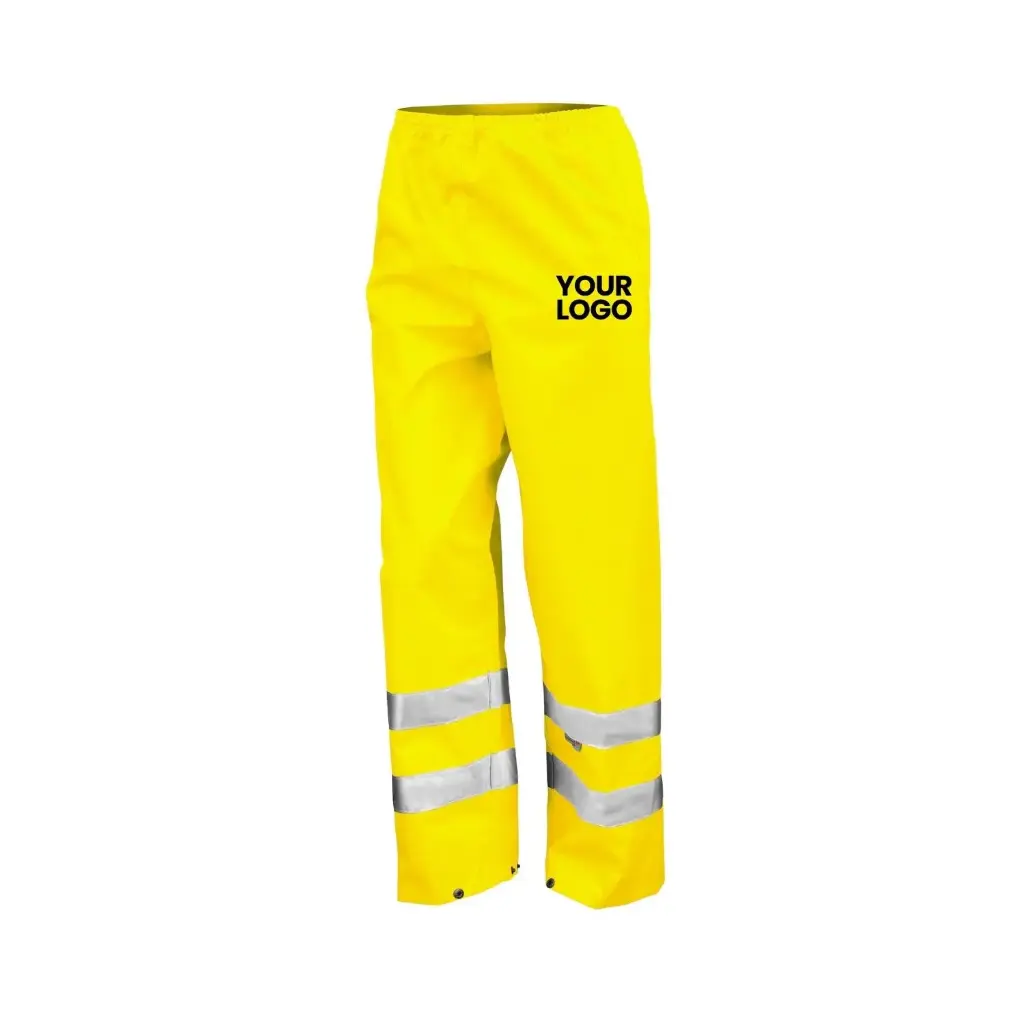 [RE22X] Safety High-Viz Trousers (Fluorescent Orange, S/M)