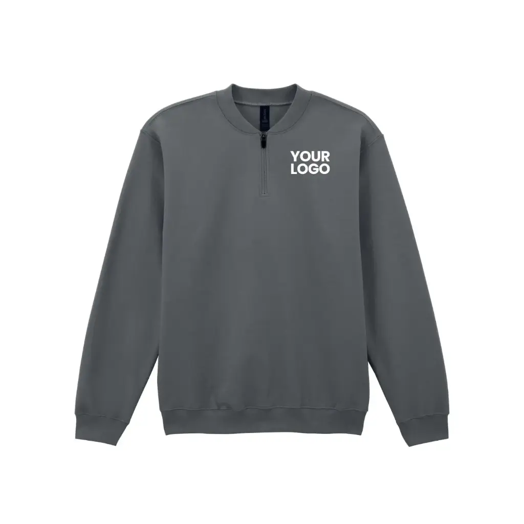 Softstyle™ Midweight Adult Fleece 1/4-Zip Sweatshirt