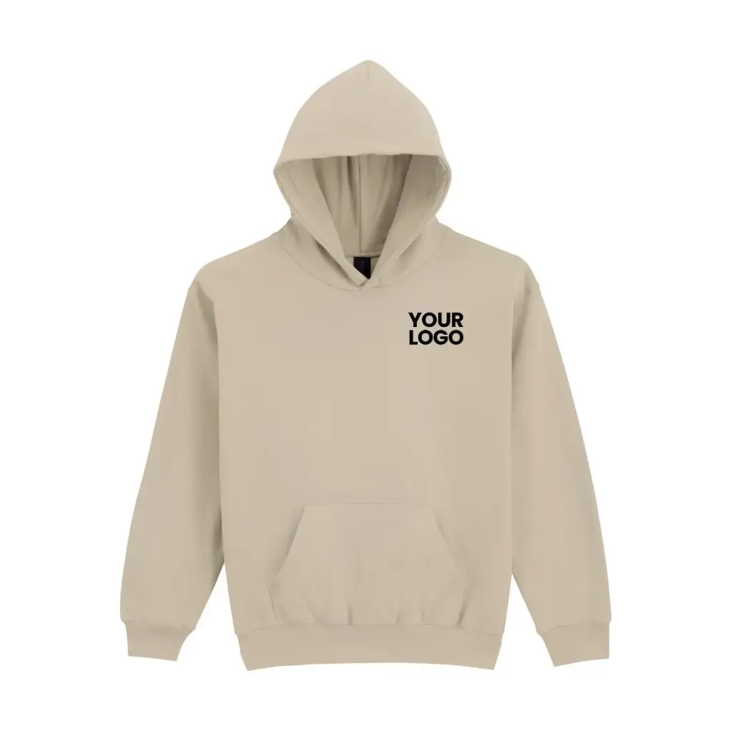 [GD67B] Softstyle™ Midweight Fleece Youth Hoodie (Black, XS)