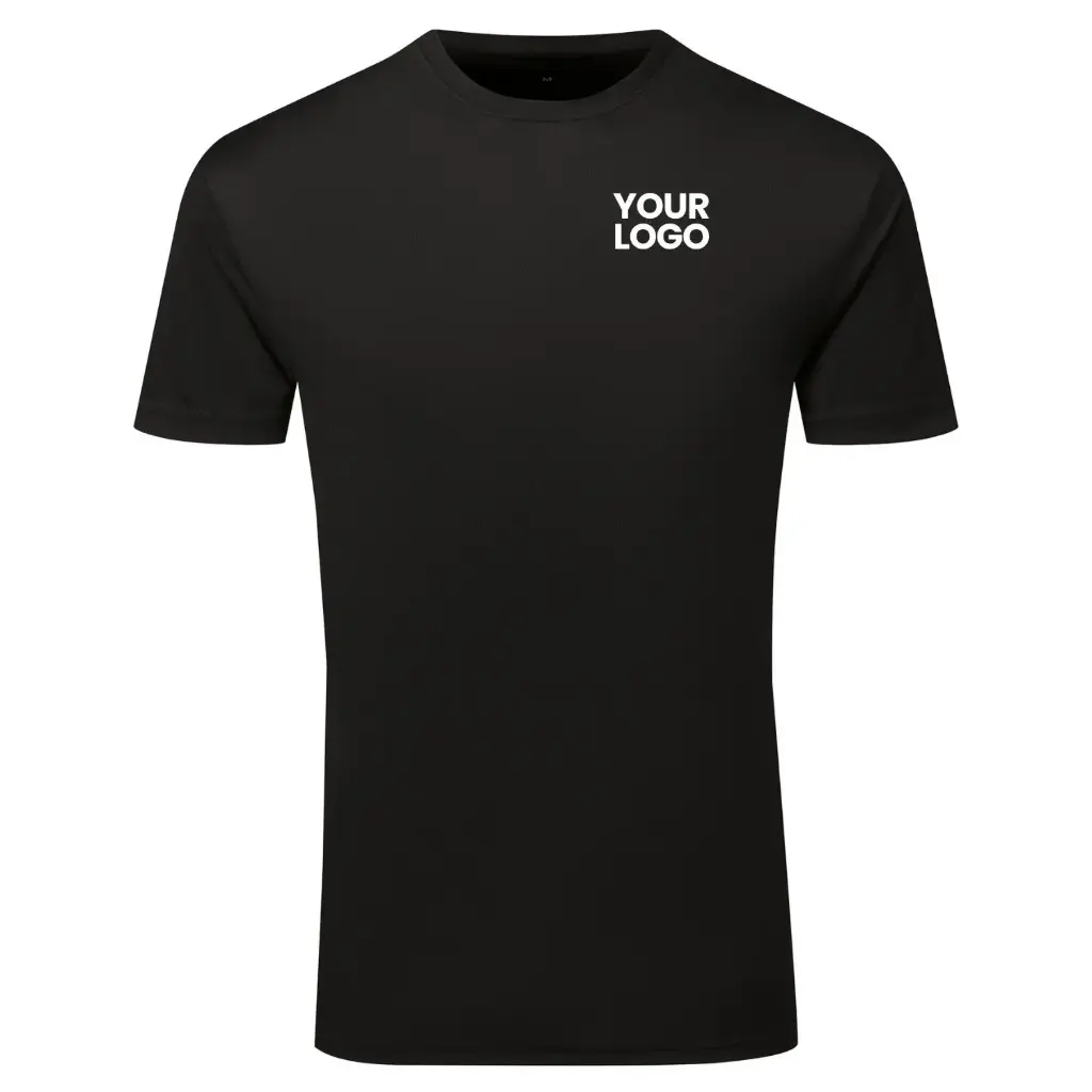 [TR503] Tridri® Ion-Charge Recycled Textured Tee (Black, S)