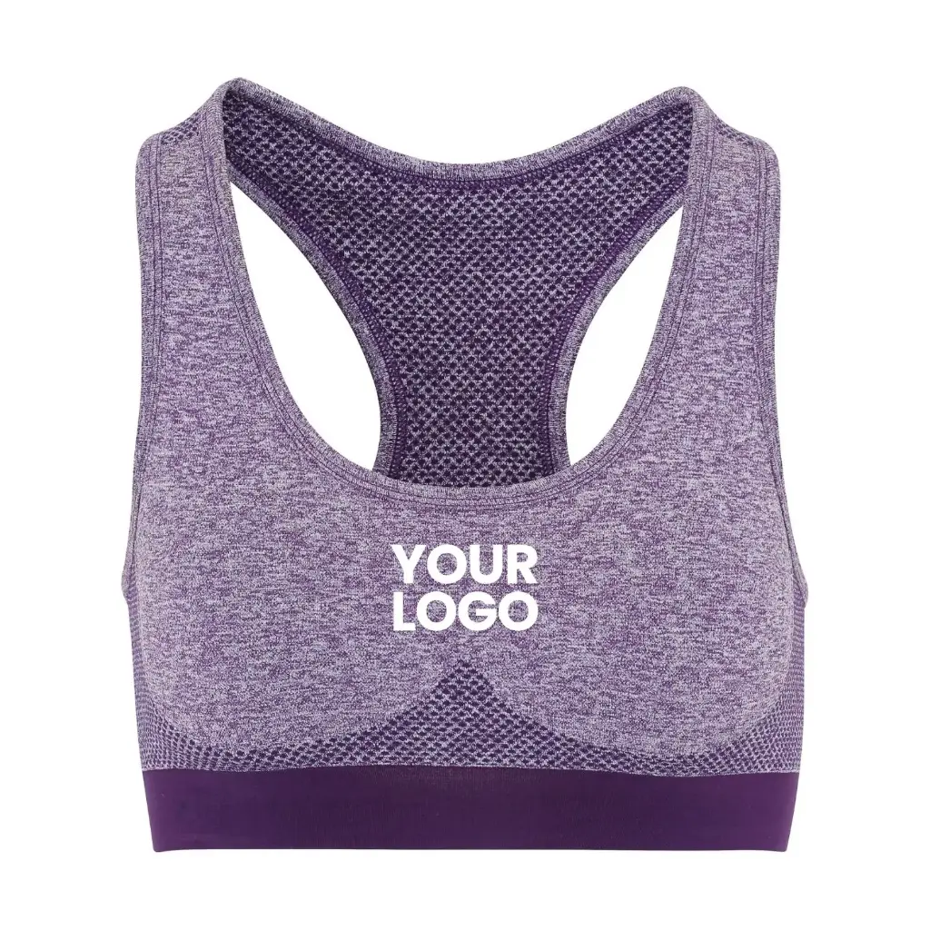 [TR210] Tridri® Seamless '3D Fit' Multi-Sport Sculpt Bra (Charcoal, XS)