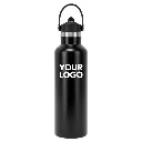 Tridri® Vacuum Sports Water Bottle With Flip-Up Straw
