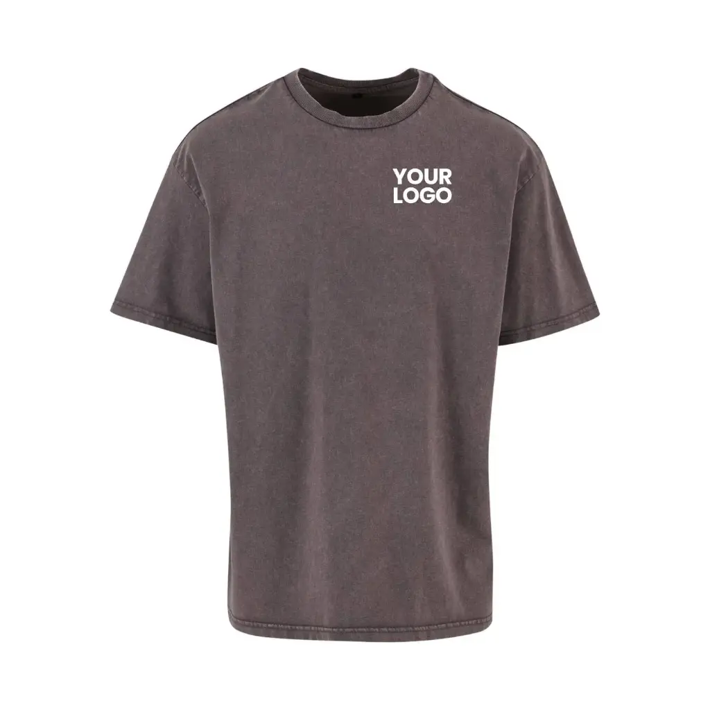 [BY307] Vintage Heavy Loose Tee (Black, S)