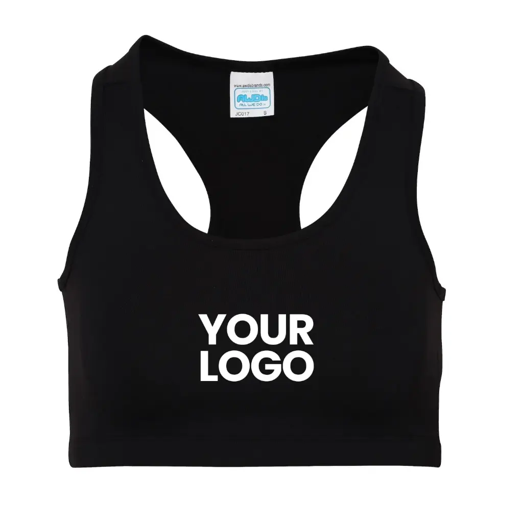 [JC017] Women's Cool Sports Crop Top (Electric Pink, XS)
