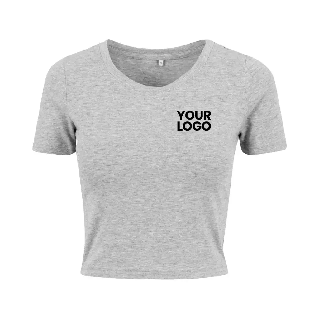 [BY042] Women's Cropped Tee (Black, XS)