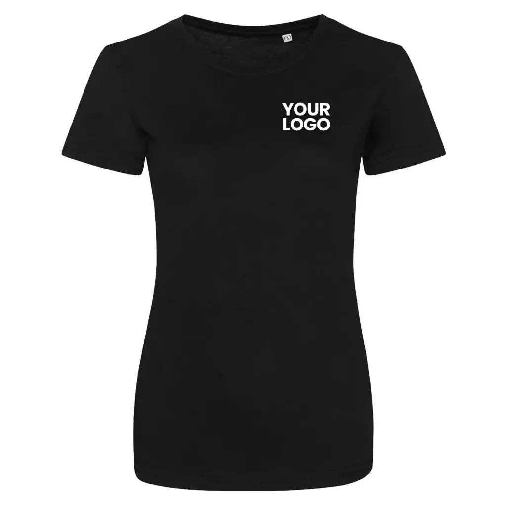 [JT01F] Women's Triblend T (Heather Black, XS)