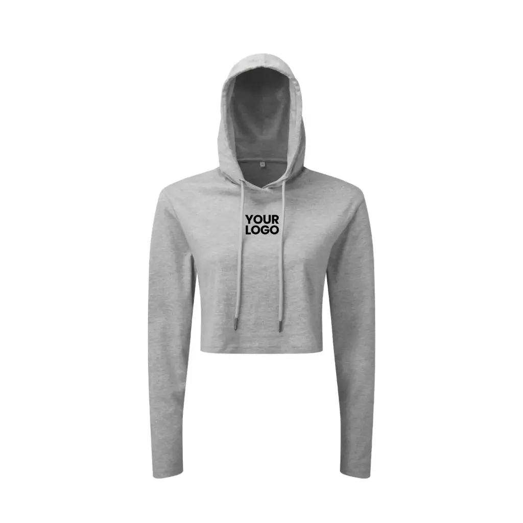Women's Tridri® Cropped Hooded Long Sleeve T-Shirt