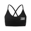 Women's Tridri® Ruched Sports Bra (Medium Impact)