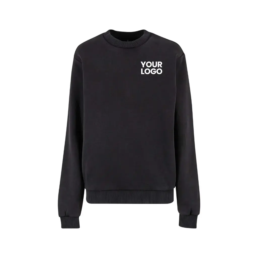 [BY301] Women’s Vintage Heavy Crew Neck (Black, XS)