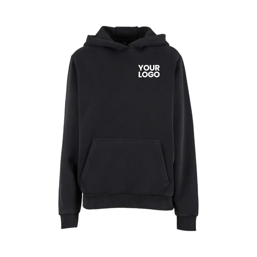 [BY298] Women’s Vintage Heavy Hoodie (Black, XS)