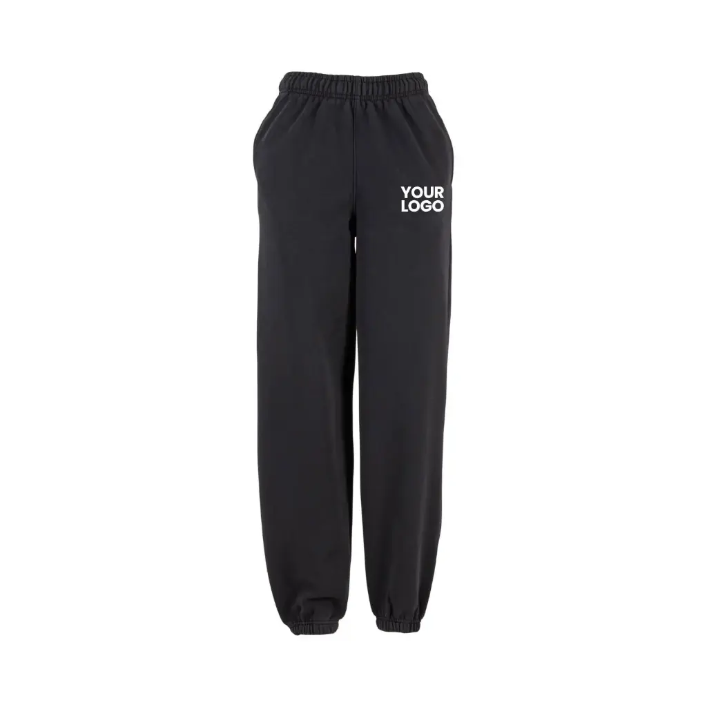 [BY300] Women’s Vintage Heavy Sweatpants (Black, XS)