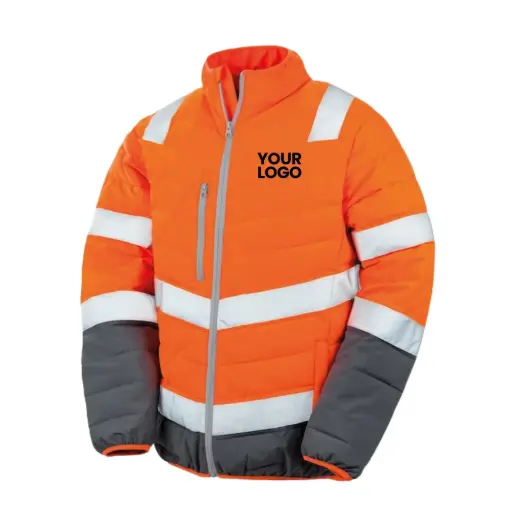 Hi-Vis Men's Padded Safety Jacket